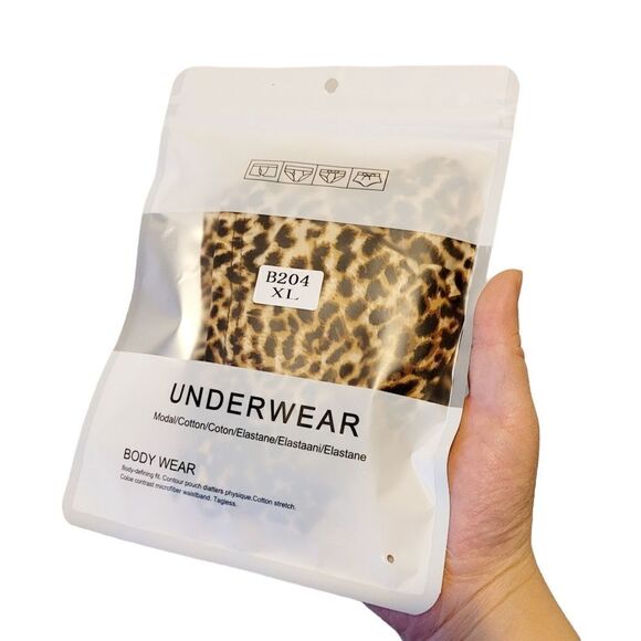 Brand new Leopard pattern underwear panties XL - Picture 4 of 4